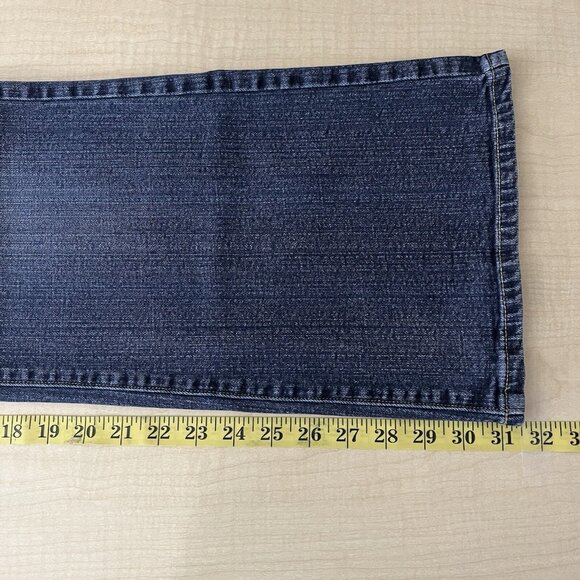 L. A. BLUES Women's Blue Denim Jeans Size 10M Stretch Boot Cut Mid Rise - Picture 9 of 10